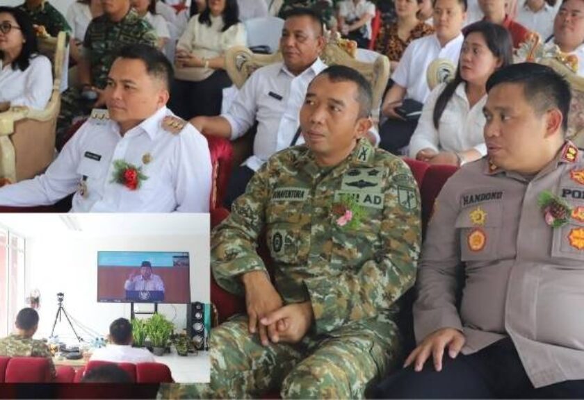 Bupati Ronald Kandoli Ikuti Peresmian 1.061 Koperasi Merah Putih oleh Presiden Prabowo