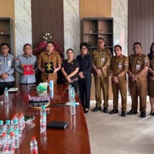 Bupati Ronald Kandoli Terima Kunjungan Kemenkumham Sulut, Bahas Harmonisasi Perda hingga Posbakum