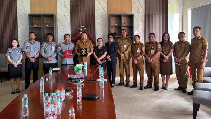 Bupati Ronald Kandoli Terima Kunjungan Kemenkumham Sulut, Bahas Harmonisasi Perda hingga Posbakum