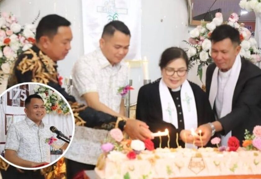 HUT ke-175 GMIM Sentrum Dame Tosuraya, Ronald Kandoli Ajak Jemaat Perkuat Iman dan Pembangunan Daerah