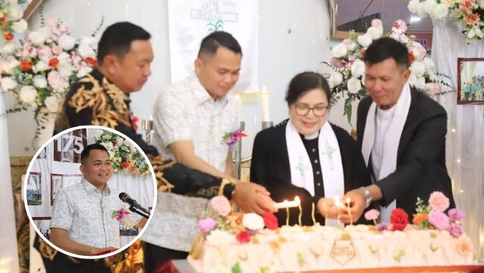 HUT ke-175 GMIM Sentrum Dame Tosuraya, Ronald Kandoli Ajak Jemaat Perkuat Iman dan Pembangunan Daerah