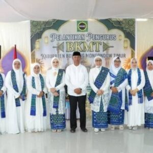 Hadiri Pelantikan BKMT Boltim, Bupati Oskar Manoppo Dorong Penguatan Karakter Generasi Muda