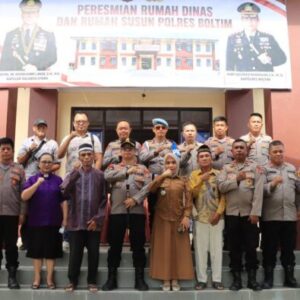 Kapolres Boltim Resmikan Rumah Susun Dharma Wira Cendekia untuk Tingkatkan Kesiapsiagaan Anggota