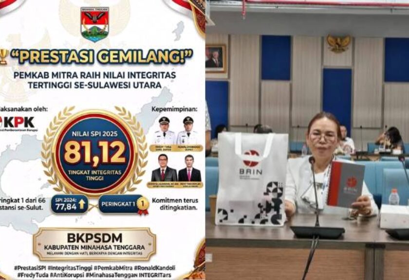 Lonjakan Integritas Pemkab Mitra, Kini Pimpin Peringkat SPI di Sulawesi Utara