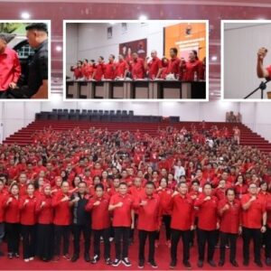 Olly Dondokambey Buka Musancab PDIP Mitra, Target 16 Kursi DPRD Menggema