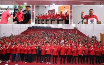 Olly Dondokambey Buka Musancab PDIP Mitra, Target 16 Kursi DPRD Menggema