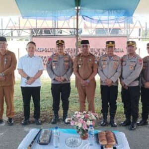 Resmikan Pagar Polres Boltim, Bupati Oskar Manoppo Tekankan Pentingnya Sinergi Keamanan