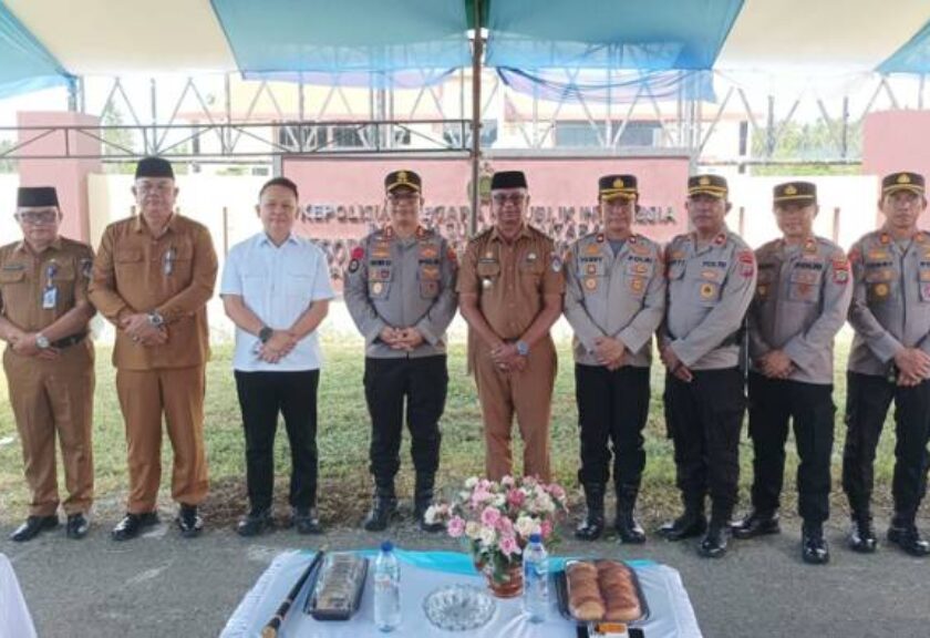 Resmikan Pagar Polres Boltim, Bupati Oskar Manoppo Tekankan Pentingnya Sinergi Keamanan