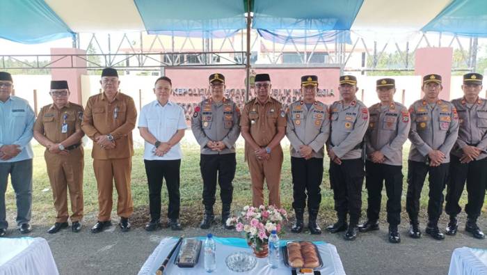 Resmikan Pagar Polres Boltim, Bupati Oskar Manoppo Tekankan Pentingnya Sinergi Keamanan