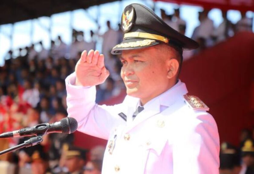 Bupati Ronald Kandoli Pimpin Upacara HUT Mitra ke-19, Semangat Kebangkitan Nasional Menggema