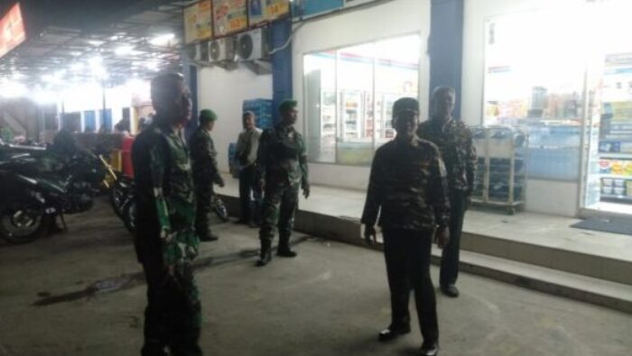 Koramil 07/AKB Perkuat Keamanan Wilayah Lewat Patroli Bersama FKPPI Di NA IX-X
