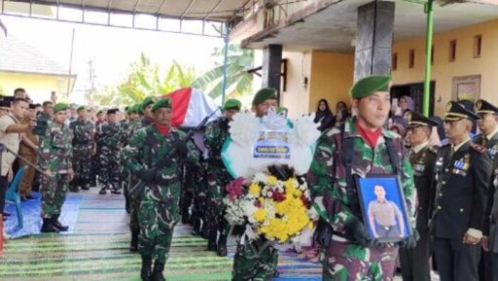 Upacara Militer Iringi Kepergian Serda Edi Sofian, Dandim 0209/LB: Prajurit Berdedikasi Tinggi
