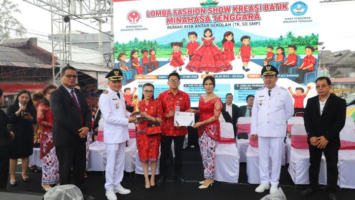 Semarak HUT ke-19 Mitra, Ronald Kandoli Serahkan Hadiah Lomba Busana Batik Rumah Kita