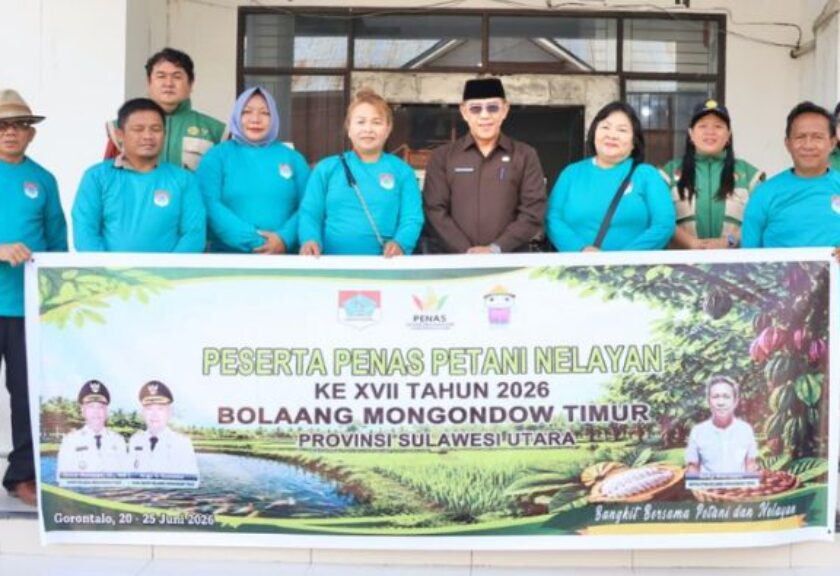 Boltim Lepas Delegasi Menuju PENAS XVII 2026, Siap Promosikan Potensi Pertanian dan Perikanan Nasional