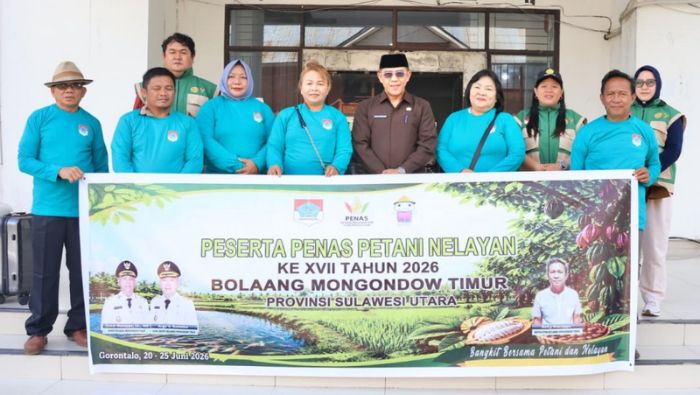 Boltim Lepas Delegasi Menuju PENAS XVII 2026, Siap Promosikan Potensi Pertanian dan Perikanan Nasional