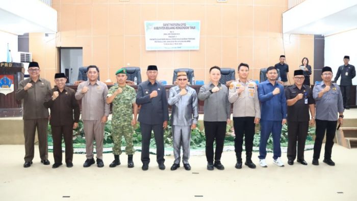 Bupati Oskar Manoppo Hadiri Paripurna DPRD, Pengelolaan APBD Boltim 2025 Dinyatakan Akuntabel