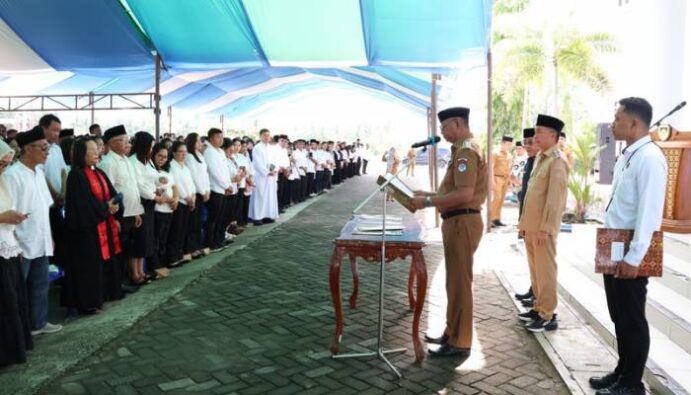 Bupati Oskar Manoppo Resmi Kukuhkan dan Lantik 405 Anggota BPD se-Kabupaten Boltim