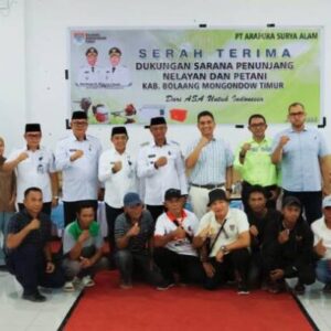 Bupati Oskar Manoppo Serahkan Bantuan Nelayan dan Petani, Sinergi CSR PT ASA Dorong Ekonomi Boltim