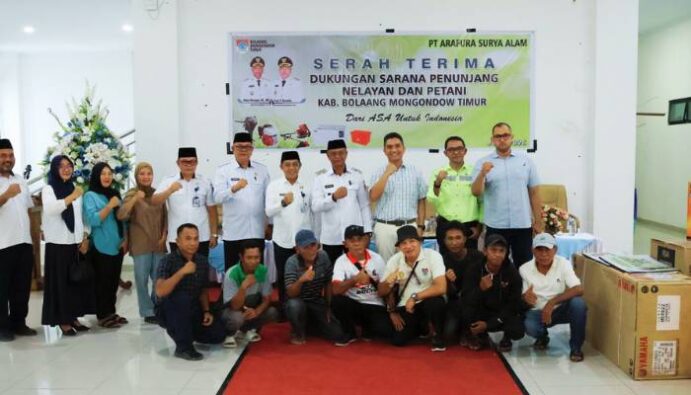 Bupati Oskar Manoppo Serahkan Bantuan Nelayan dan Petani, Sinergi CSR PT ASA Dorong Ekonomi Boltim