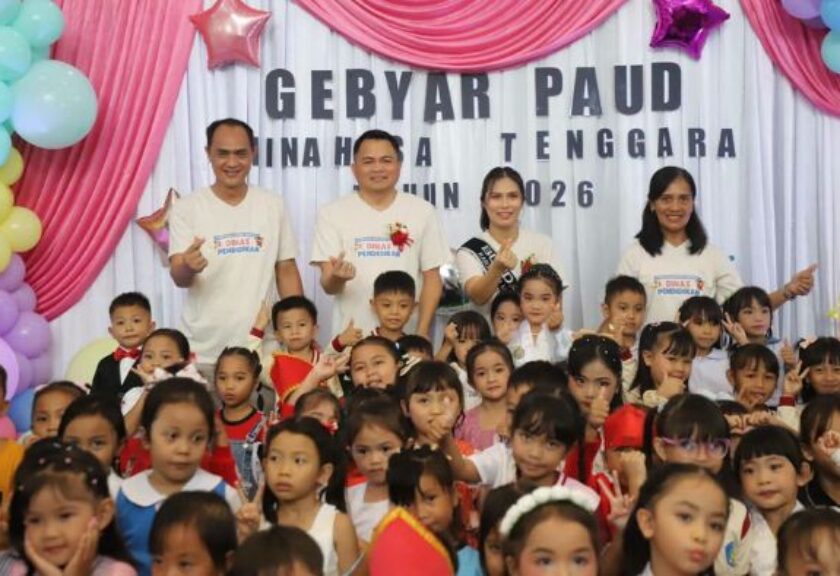Bupati Ronald Kandoli Hadiri Gebyar PAUD Mitra 2026, Dorong Lahirnya Generasi Cerdas dan Berkarakter