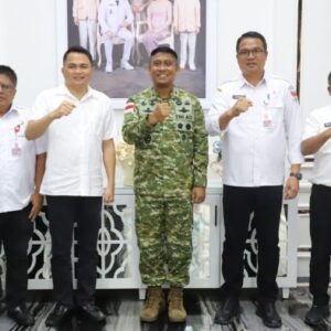 Bupati Ronald Kandoli Sambut Danrem 131Santiago, Perkuat Sinergi Pemkab Mitra dan TNI