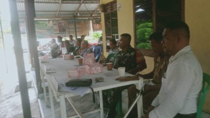 Babinsa Koramil 01/AK Hadiri Penyerahan APD Dan Sosialisasi BPJS, Tingkatkan Keselamatan Dan Perlindungan Pekebun Sawit