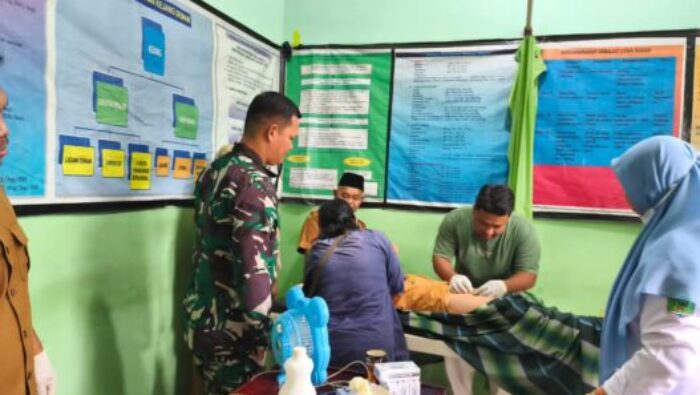 Memeriahkan Hari Jadi Labuhanbatu Utara ke-17, Koramil 01/AK Dukung Pelaksanaan Sunatan Massal untuk Generasi Sehat