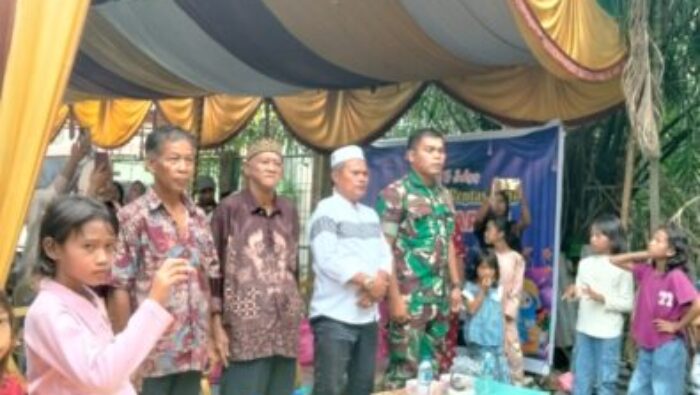 Dukung Dunia Pendidikan, Babinsa Koramil 03/SB Hadiri Wisuda TK Alfarizi Dan Berikan Motivasi kepada Siswa