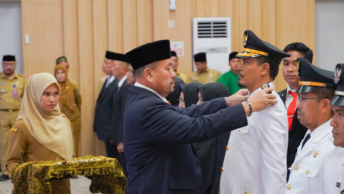 Bupati Batu Bara Lantik 19 Pejabat, Tekankan Peningkatan Kualitas Pelayanan Publik