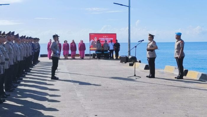 HUT Bhayangkara ke-80, Polres Mitra Gelar Tabur Bunga di Laut sebagai Bentuk Penghormatan kepada Pahlawan