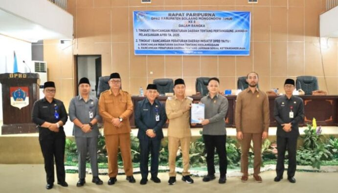 Pemkab Boltim Dukung Penuh Dua Ranperda Strategis DPRD, Fokus Olahraga dan Ketenagakerjaan