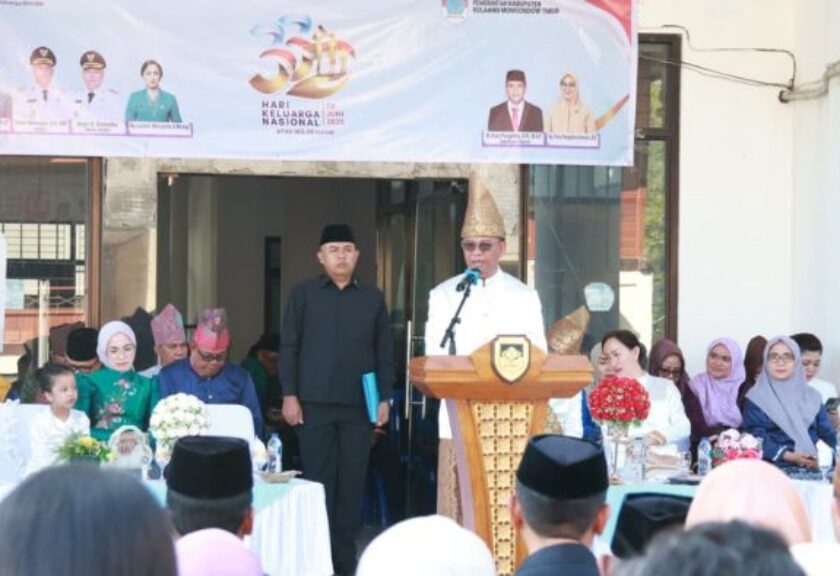 Peringati Harganas Ke-33, Bupati Oskar Manoppo Tegaskan Keluarga Penentu Masa Depan Bangsa
