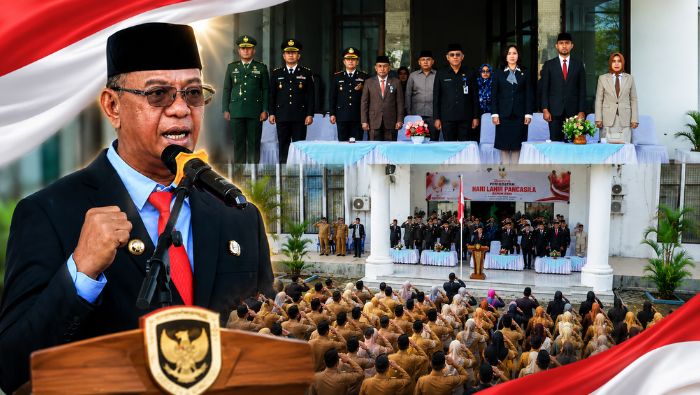 Peringati Hari Lahir Pancasila, Bupati Oskar Manoppo Ajak ASN Boltim Perkuat Persatuan Bangsa