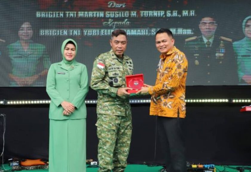 Bupati Ronald Kandoli Hadiri Sertijab Danrem 131/Santiago, Tegaskan Sinergi TNI dan Pemda di Sulut