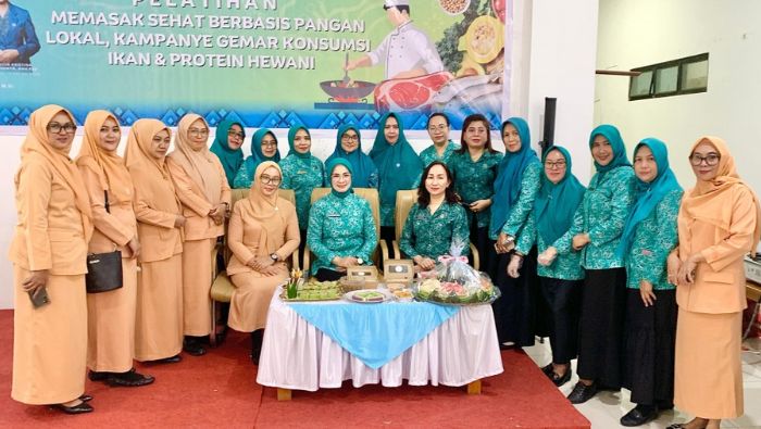 Rosita Manoppo Pobela Pimpin Gerakan Lawan Stunting, TP PKK Boltim Ajak Warga Kreatif Olah Pangan Lokal