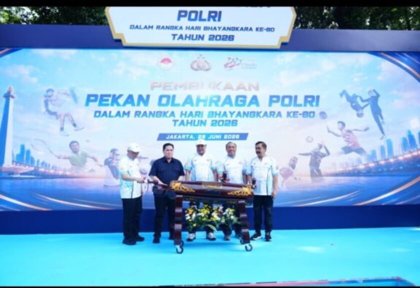 Menpora Erick Thohir Apresiasi Pekan Olahraga Polri 2026: Makin Banyak Event Olahraga, Makin Baik untuk Bangsa