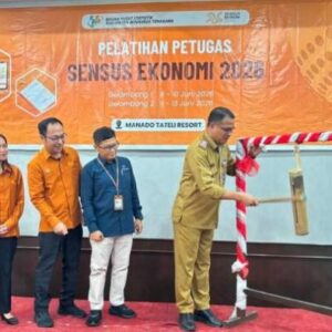 Sekda Mitra Buka Pelatihan Petugas Lapangan SE2026, Tegaskan Pentingnya Data Akurat untuk Pembangunan