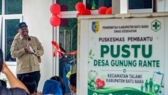 Perkuat Akses Layanan Kesehatan Masyarakat, Bupati Batu Bara Resmikan PUSTU Desa Gunung Rante