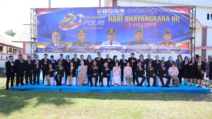 Bupati Ronald Kandoli Hadiri Upacara HUT Bhayangkara ke-80, Tegaskan Pentingnya Sinergi untuk Minahasa Tenggara