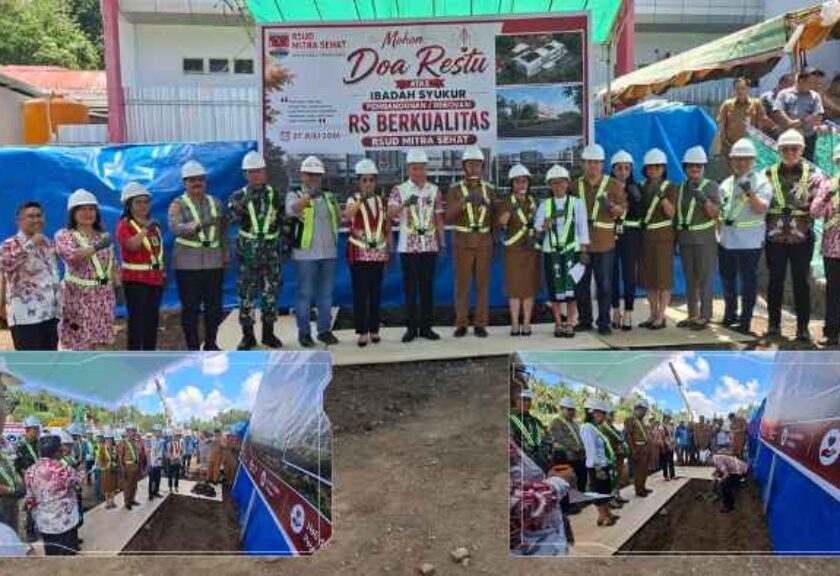 Bupati Ronald Kandoli Mulai Pembangunan RSUD Tipe C Mitra Sehat, Harapan Baru Layanan Kesehatan Warga Minahasa Tenggara