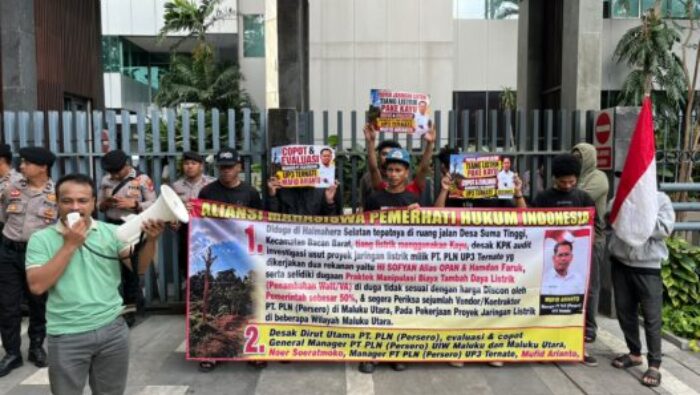 AMPHI Desak KPK Periksa GM PLN UIW Maluku-Maluku Utara dan Kontraktor 
