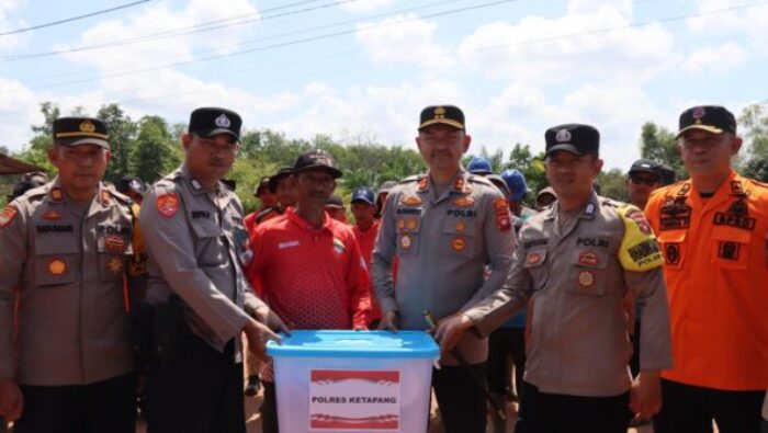 Persiapan Posko Karhutla Dan Pengecekan Kanal Air di Matan Hilir Selatan,  Kapolres Ketapang Pastikan Personel dan Peralatan Siap Siaga