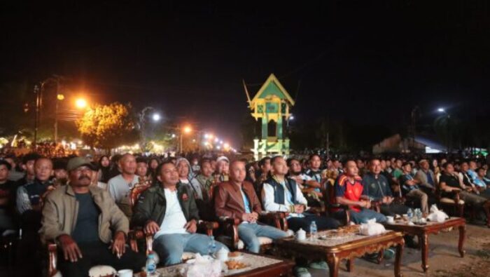 Polres Ketapang Gelar Nobar Final Piala Dunia 2026, Ratusan Warga Padati Taman Kedondong