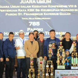 Konferensi VIII Kaum Bapak Katolik Keuskupan Manado di Boltim Resmi Ditutup
