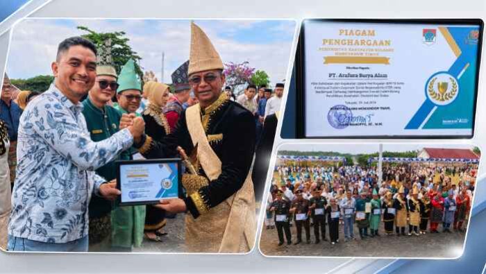 PT ASA Raih Penghargaan dari Pemkab Boltim atas Kepatuhan Pajak dan Kontribusi CSR