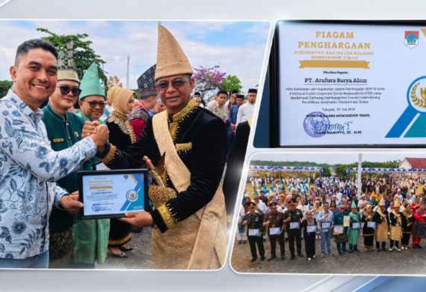 PT ASA Raih Penghargaan dari Pemkab Boltim atas Kepatuhan Pajak dan Kontribusi CSR
