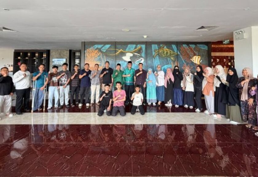 Kunjungi Kafilah MTQ Boltim, Wabup Argo Sumaiku Beri Motivasi Semangat Raih Prestasi