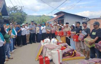 Pemkab Boltim Salurkan Bantuan untuk Korban Kebakaran di Desa Bongkudai