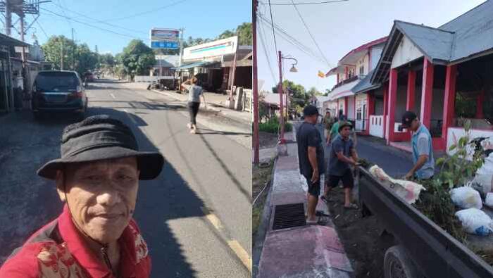 Sambut Pengucapan Syukur, Warga Minanga Timur Bersatu Bersihkan Desa dengan Semangat Gotong Royong