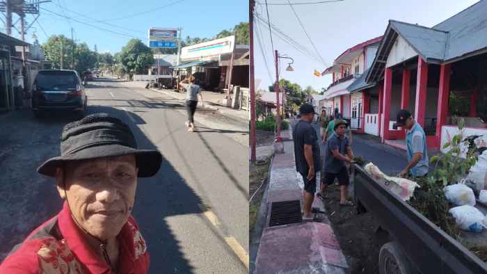 Sambut Pengucapan Syukur, Warga Minanga Timur Bersatu Bersihkan Desa dengan Semangat Gotong Royong